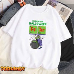 Periodic Table Science Funny Elements Of Halloween Witch T-Shirt