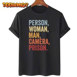Person Woman Man Camera PRISON T Shirt img1 C11