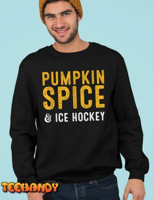 Pumpkin Spice Latte Ice Hockey Funny Halloween Costume Shirt img3 C5