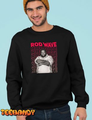 Red Retro Art Special Present Rod Wave Cool Unisex T Shirt img3 C5