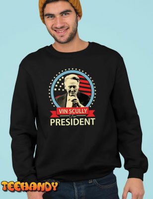 Rip Vin Scully T Shirt Vin Scully For President Womens Love Unisxe T Shirt 1