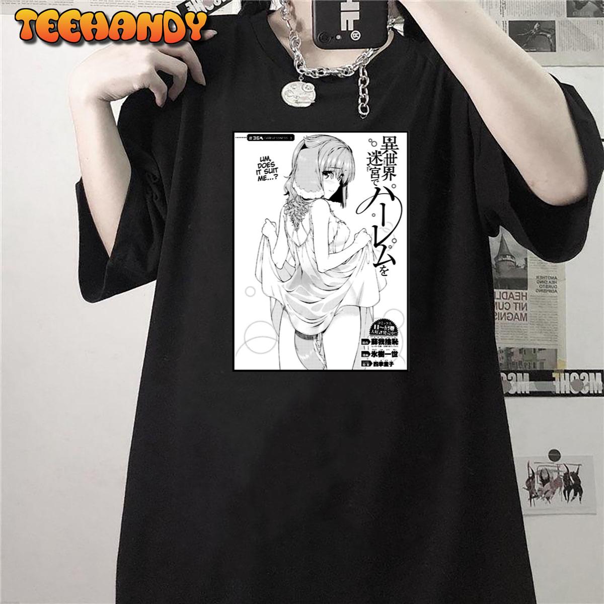 2022 Harem in the Labyrinth of Another World Anime T-shirt Unisex