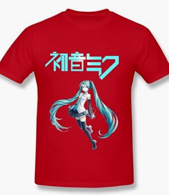 SHUNAN Mens Hatsune Miku T Shirt 1