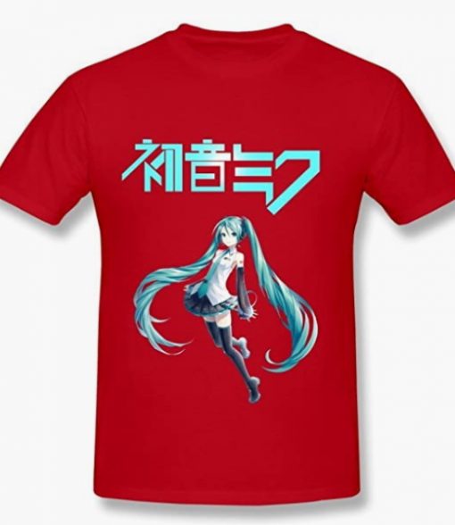 SHUNAN Men’s Hatsune Miku T-Shirt
