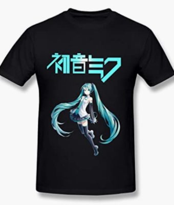SHUNAN Mens Hatsune Miku T Shirt 2