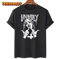 Satanic Nun Tattoos Unholy Unisex T Shirt img1 C11