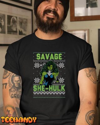 She Huk Savage Ugly Christmas Sweater Unisex T Shirt img3 C1