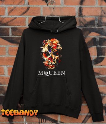 Skull Flower McQueen Unisex T Shirt img2 C10