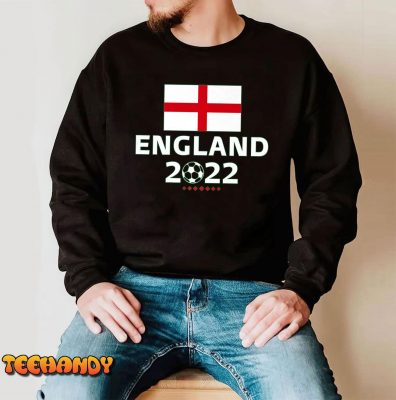 Team England 2022 Soccer Football Fans Lovers Supporters Premium T-Shirt