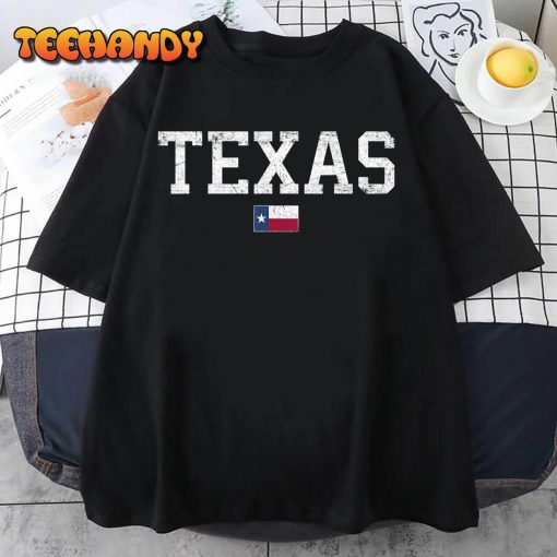 Texas T Shirt Women Men Kids  Distressed Texas Flag T-Shirt