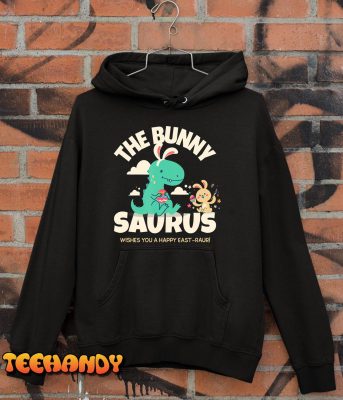 The Bunny Saurus Easter Dino Easter Bunny Dinosaur Saying T Shirt img2 C10