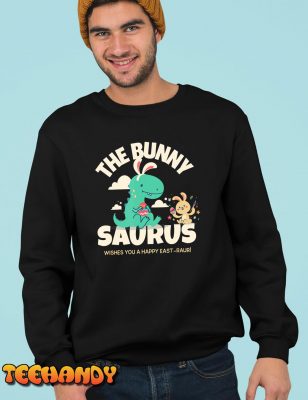 The Bunny Saurus Easter Dino Easter Bunny Dinosaur Saying T Shirt img3 C5