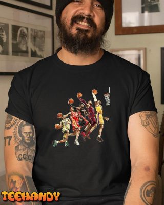 The Evolution of Lebron James NBA Los Angeles Lakers T Shirt img2 C1