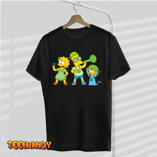 The Simpsons Lisa Bart Maggie St. Patrick’s Day T-Shirt