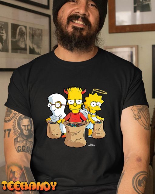 The Simpsons Trick or Treat Treehouse of Horror Halloween Premium T-Shirt