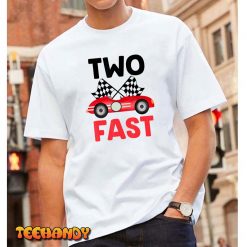 Two Fast Birthday Shirt 2 Fast 2 Curious Decorations 2nd T Shirt img1 1