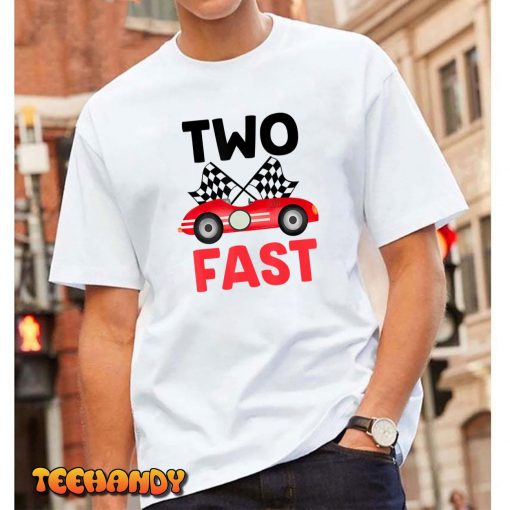 Two Fast Birthday Shirt 2 Fast 2 Curious Decorations 2nd T-Shirt