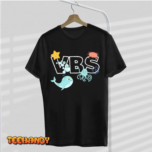VBS Crew Summer Vacation Bible School Funny Ocean Animal T-Shirt