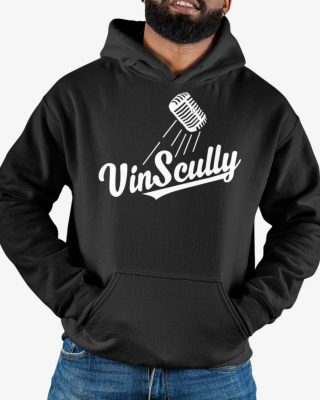 Vin Scully Microphone T Shirt 2