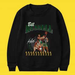 Vintage Bill Russell Signature Rest In Peace T Shirt 2