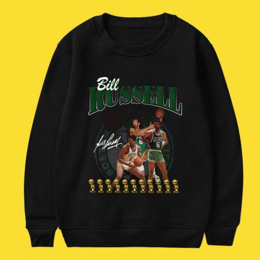 Vintage Bill Russell Signature Rest In Peace T-Shirt