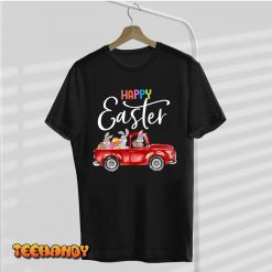 Vintage Easter Truck Bunny Eggs Red Truck With Egg Hunting T Shirt img1 C9