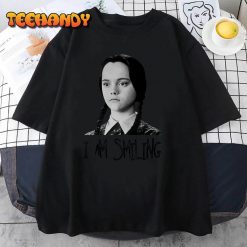 Wednesday Addams I Am Smiling Funny The Addams Family Unisex T Shirt img2 C12