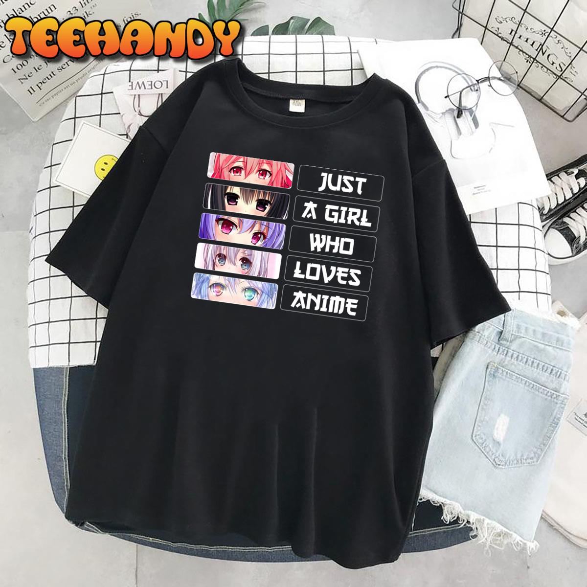 Anime Just a Girl Who Loves  Vintage T-Shirt