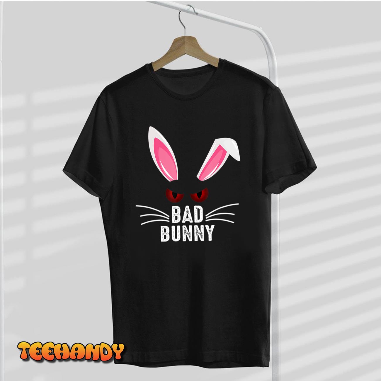 Bad Bunny Scary Rabbit Cool Animal Lover T-Shirt