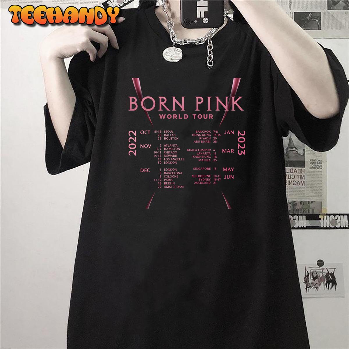 Born Pink Pink Venom Concert Unisex T-Shirt