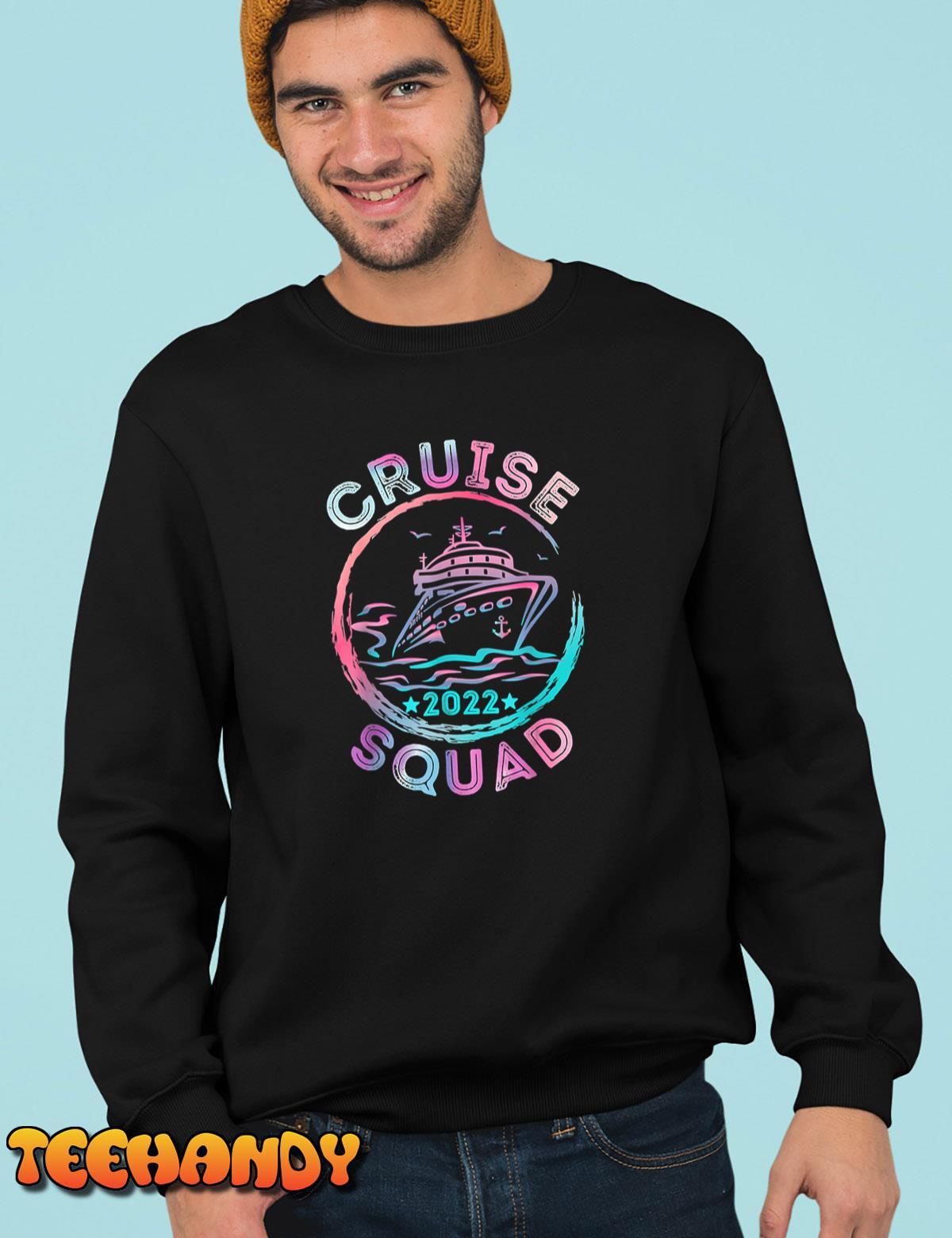 Cruise Squad 2022 Matching Family Group With Anchor T-Shirt