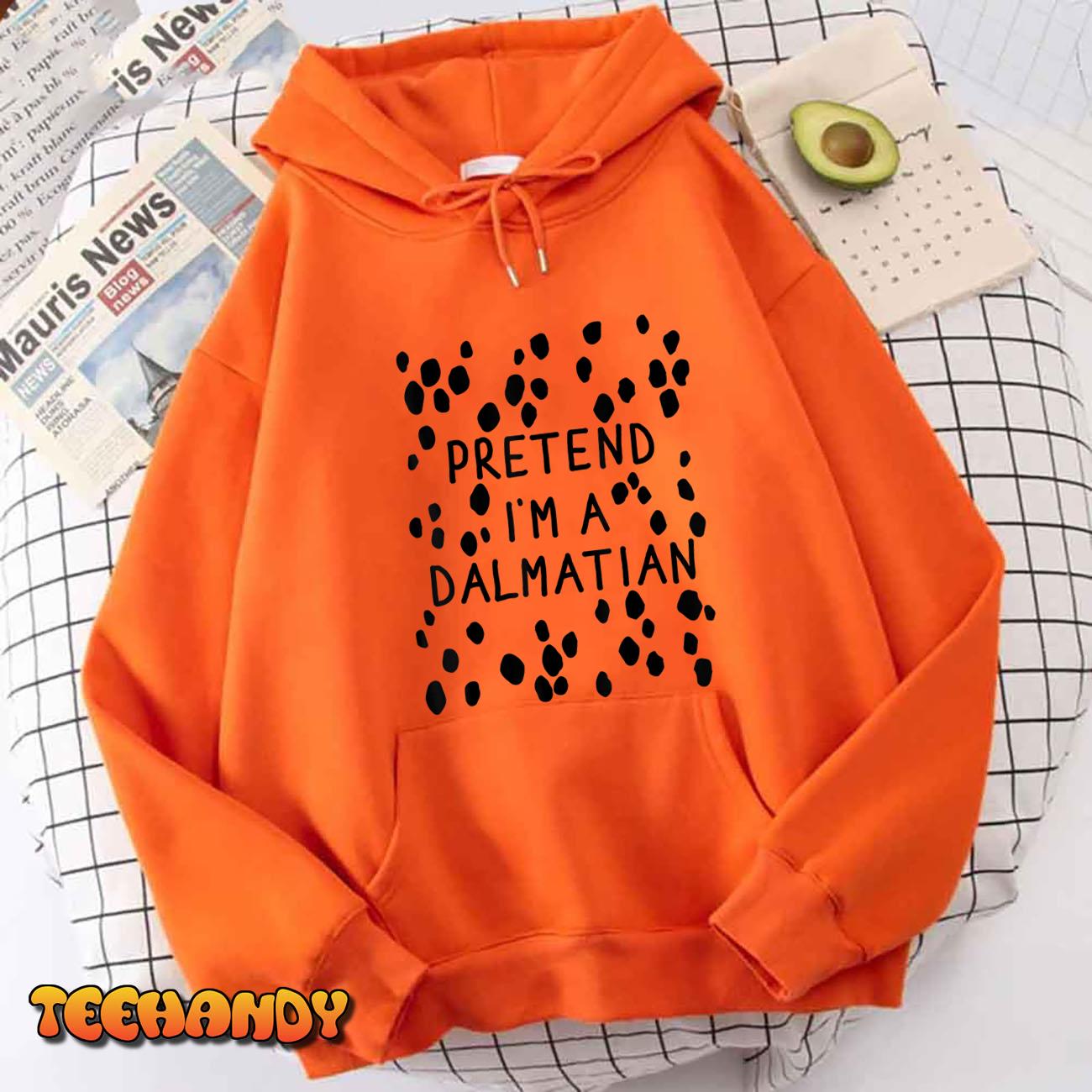 Funny pretend I’m a dalmatian dog halloween DIY costume T-Shirt