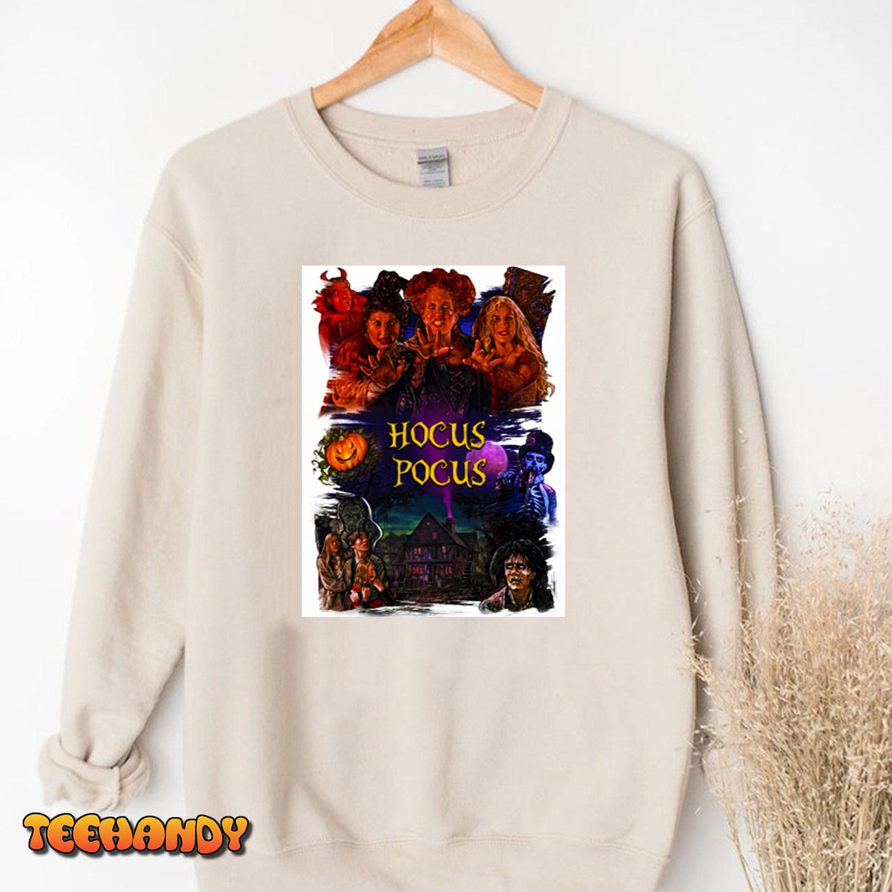 Hocus Pocus 2 Poster Disney Vintage Design Unisex T-Shirt