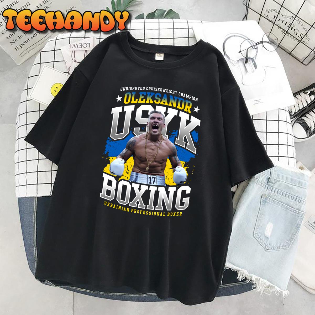 Jab Ole Oleksandr Usyk Boxing Ukrainian Professionaal Boxer T-Shirt