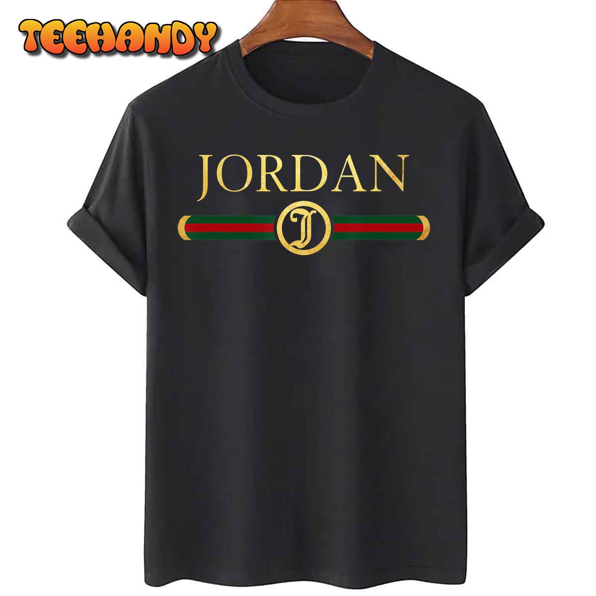 Jordan Name Personalized Royal Luxury Gift Men Women Boy T-Shirt