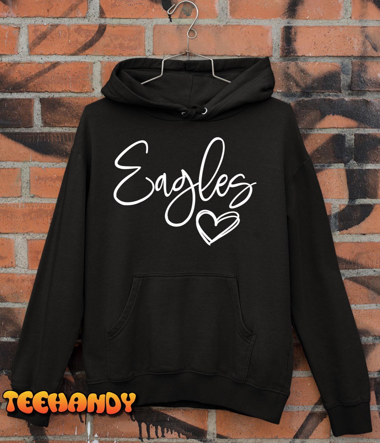 Mascot Sports School Spirit Eagles Back to School Hoodie