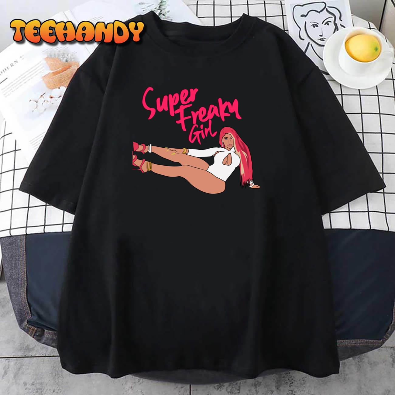 Nick Minaj Super Freaky Girl Pink T-Shirt