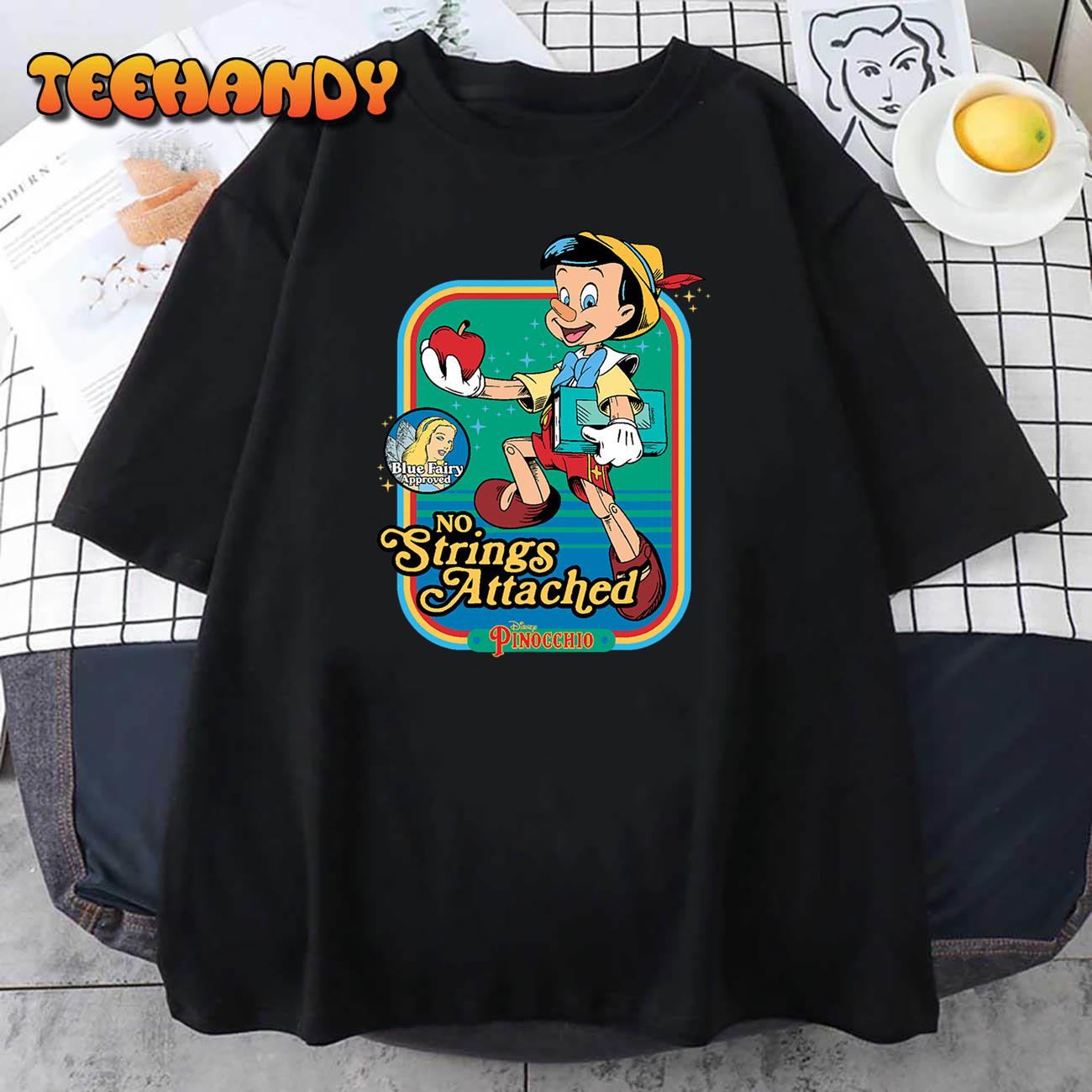 Pinocchio Disney No Strings Attached Unisex T-Shirt
