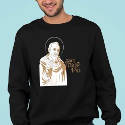 Saint Padre Pio Pray Hope Dont Worry Catholic Christian Unisex T-Shirt