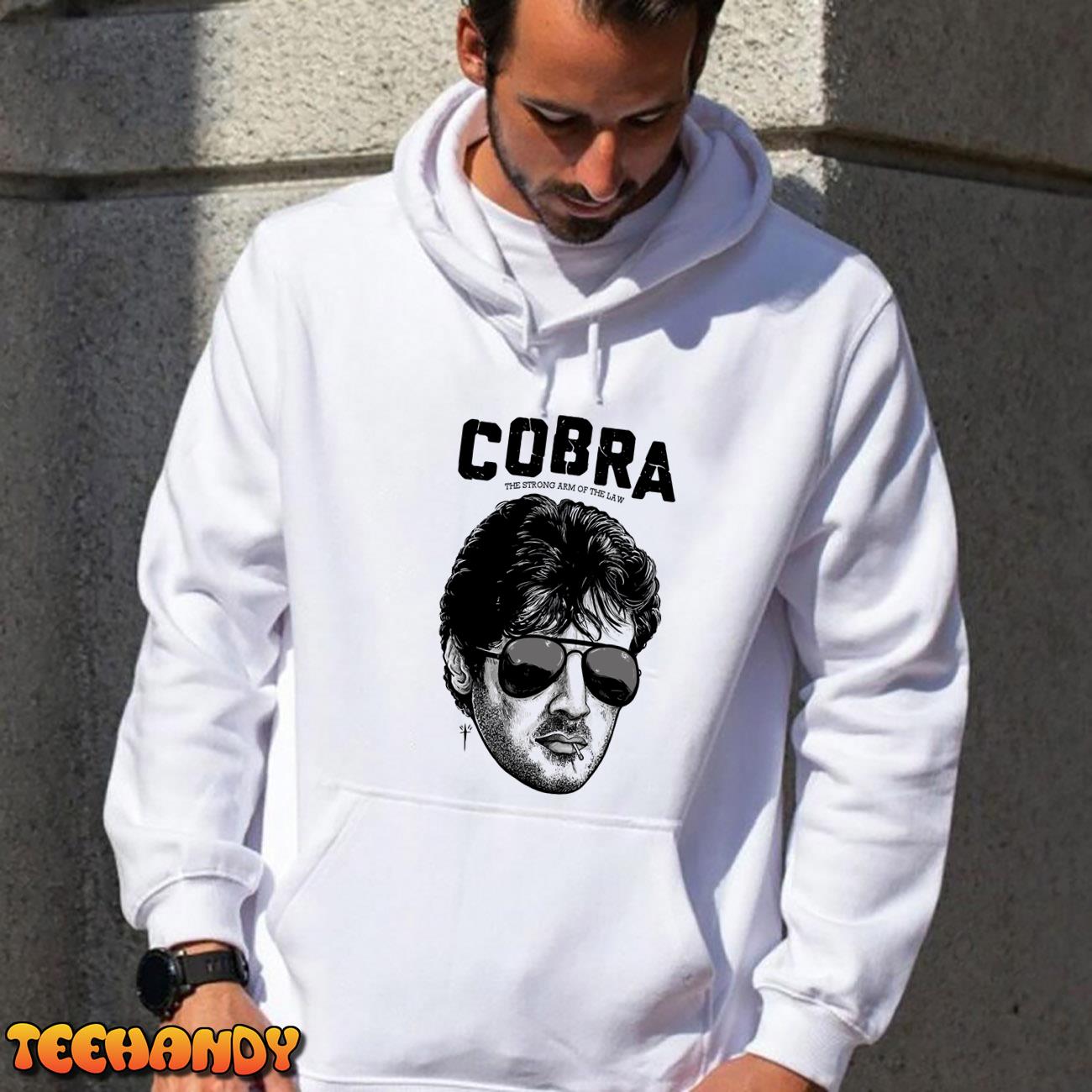 Sylvester Stallone Cobra Wearing Glasses Design Unisex T-shirt