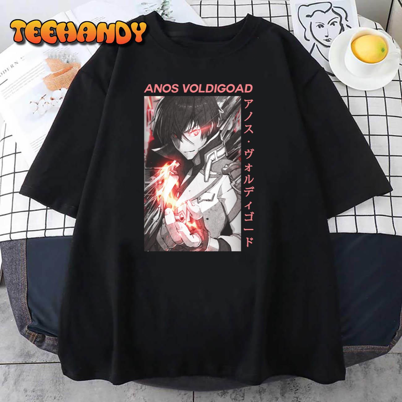 The Misfit of Demon King Academy Anos Voldigoad Anime Unisex T-Shirt