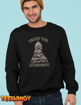 trust the government skull native american chief T Shirt img3 C5