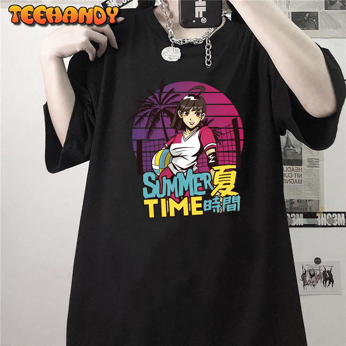 Vintage Summer Time Retro Anime Unisex T-Shirt