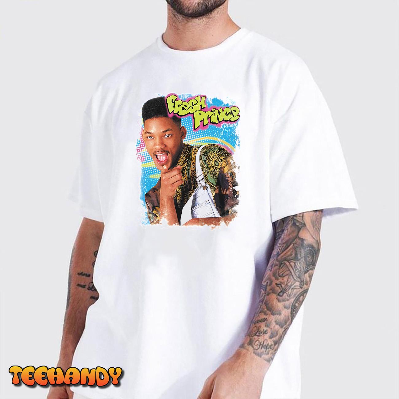 Will Smith The Fresh Prince of Bel-Air White Gift For Fan Unisex t Shirt