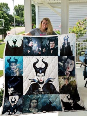 Maleficent Angelina Jolie For Fans Quilt Blanket