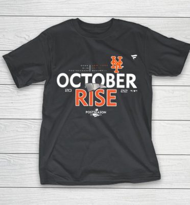 Mets October Rise Postseason 2022 New York Mets T Shirt 1