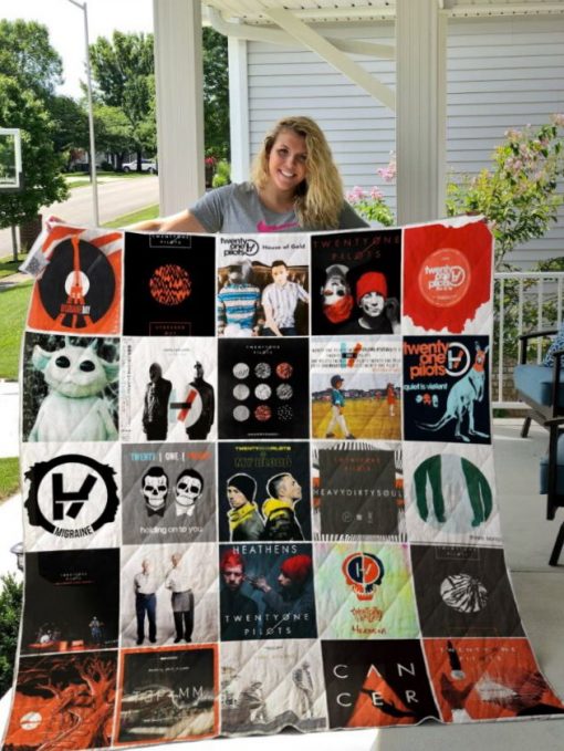 Twenty One Pilots Band Albums Heathens Quilt Blanket