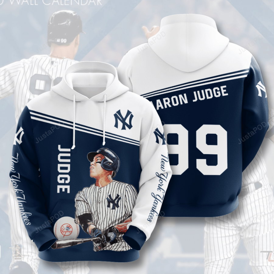 Aaron Judge New York Yankees MLB Men and Women 3D Hoodie