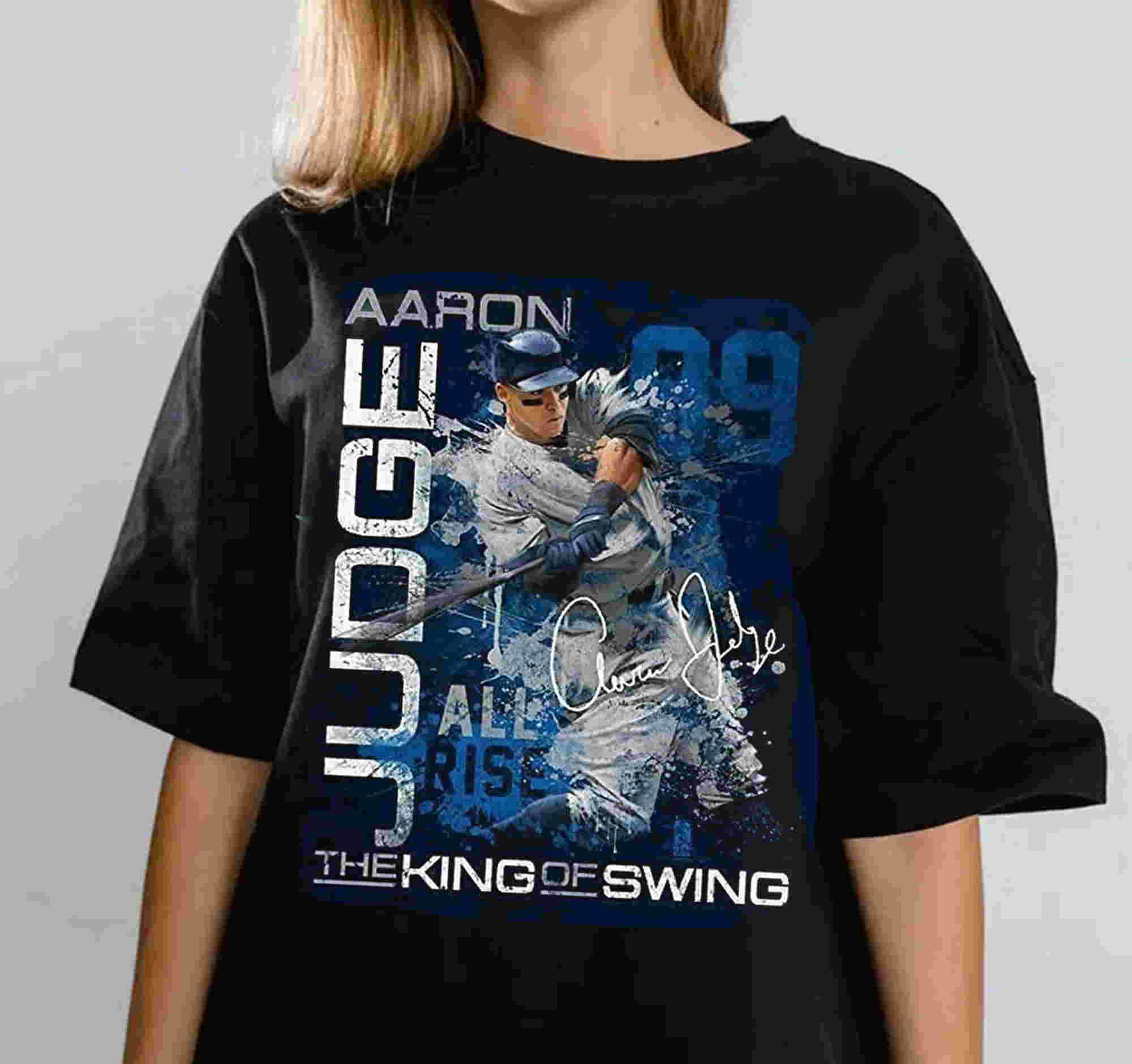 Aaron Judge New York baseball 90s retro t-shirt by To-Tee Clothing