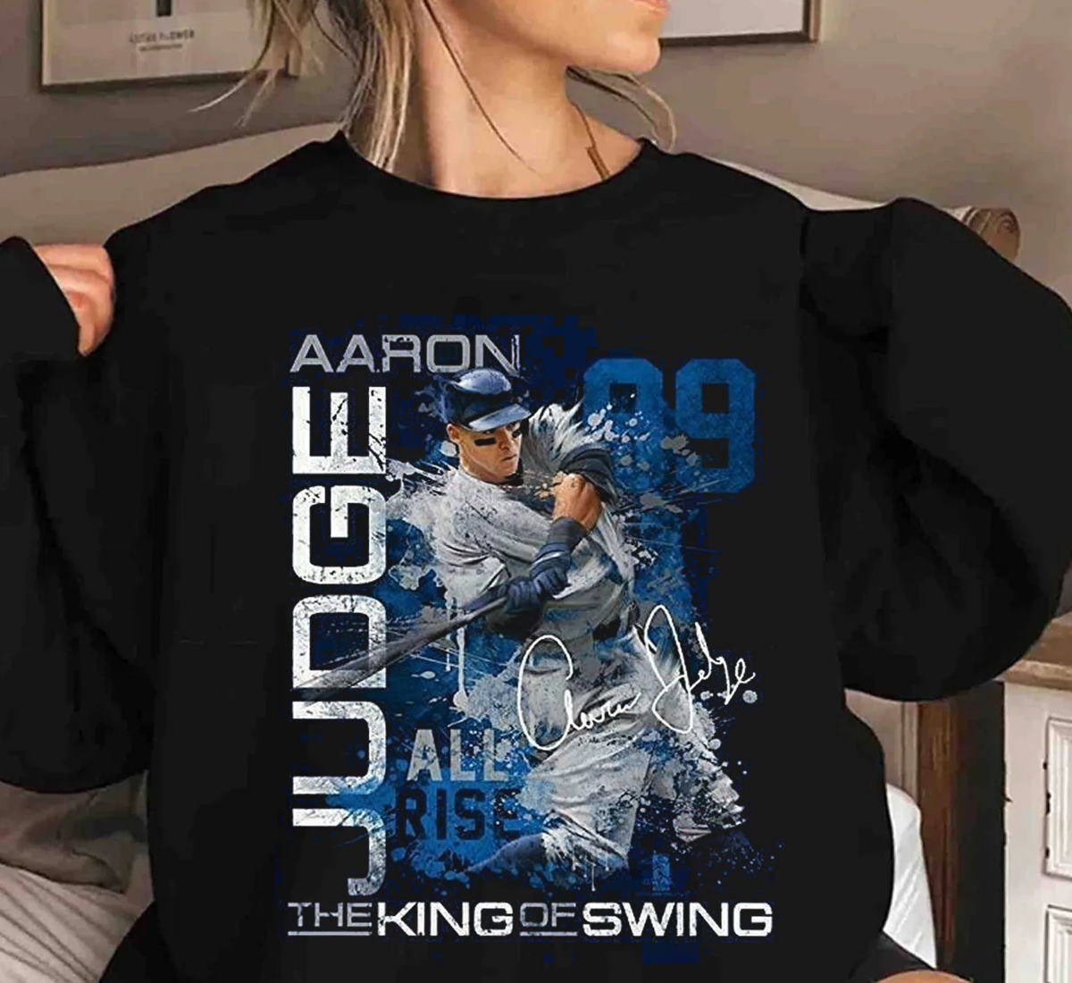 New York Yankees Aaron Judge 90s Retro Shirt - Shibtee Clothing